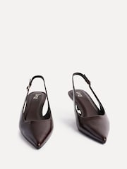 Linzi Brown Elvira Kitten Heel Slingback Courts - Image 3 of 6