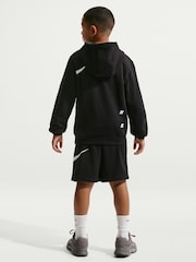 Nike Black/White Sportswear Club French Terry Shorts - Image 2 of 5