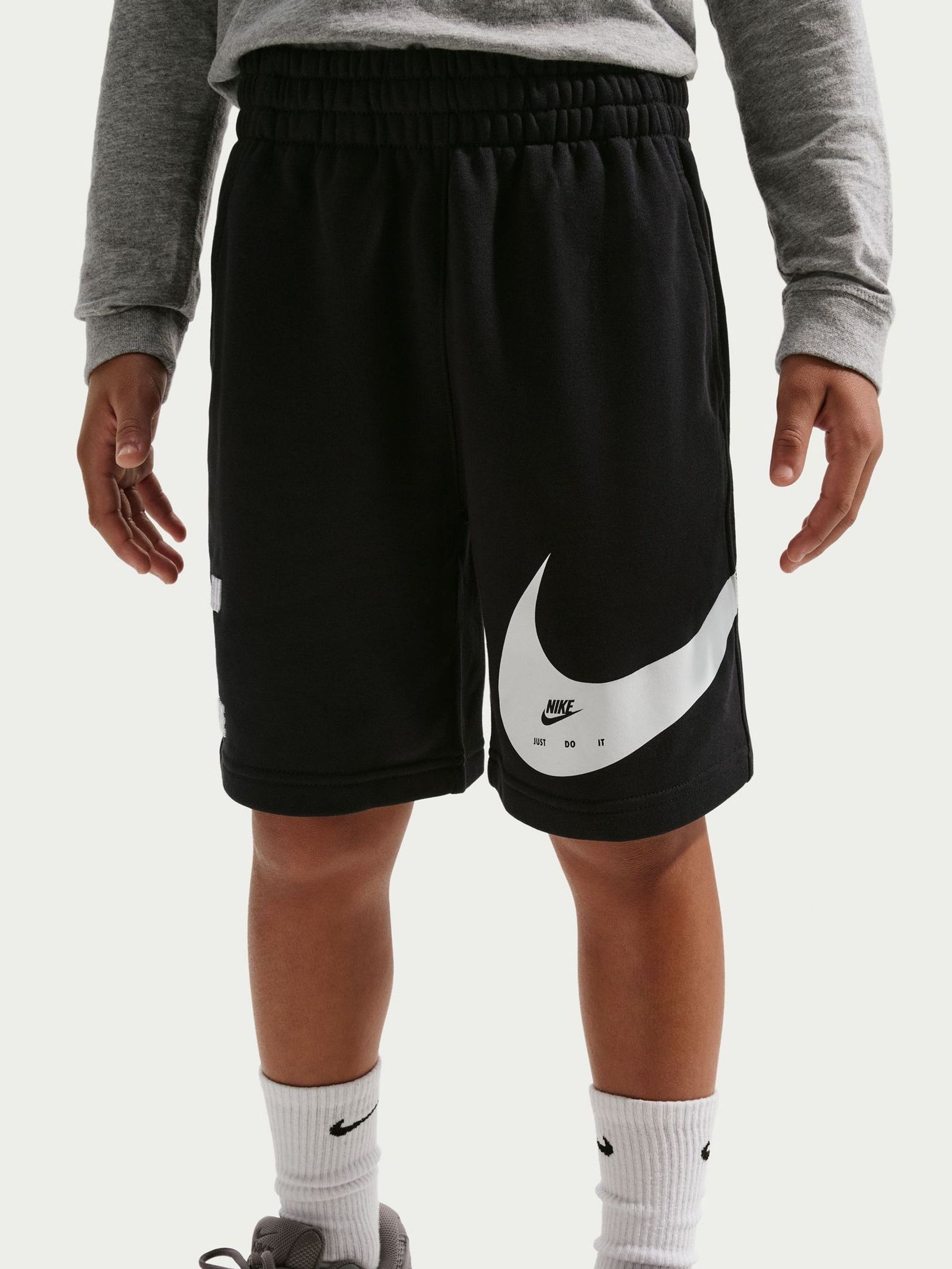 Buy Nike Black/White Sportswear Club French Terry Shorts from Next Cyprus