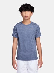 Mystic Navy - Nike Miler Dri-FIT Short Sleeve T-Shirt - Imagen 1 de 4