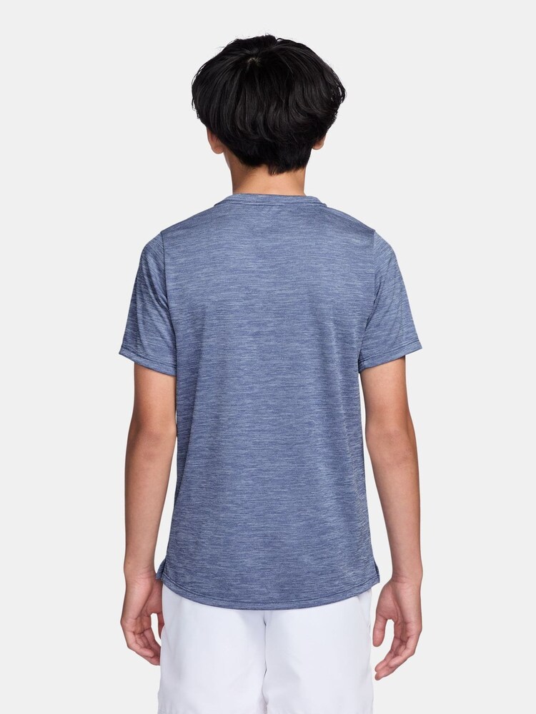 Mystic Navy - Nike Miler Dri-FIT Short Sleeve T-Shirt - Imagen 2 de 4