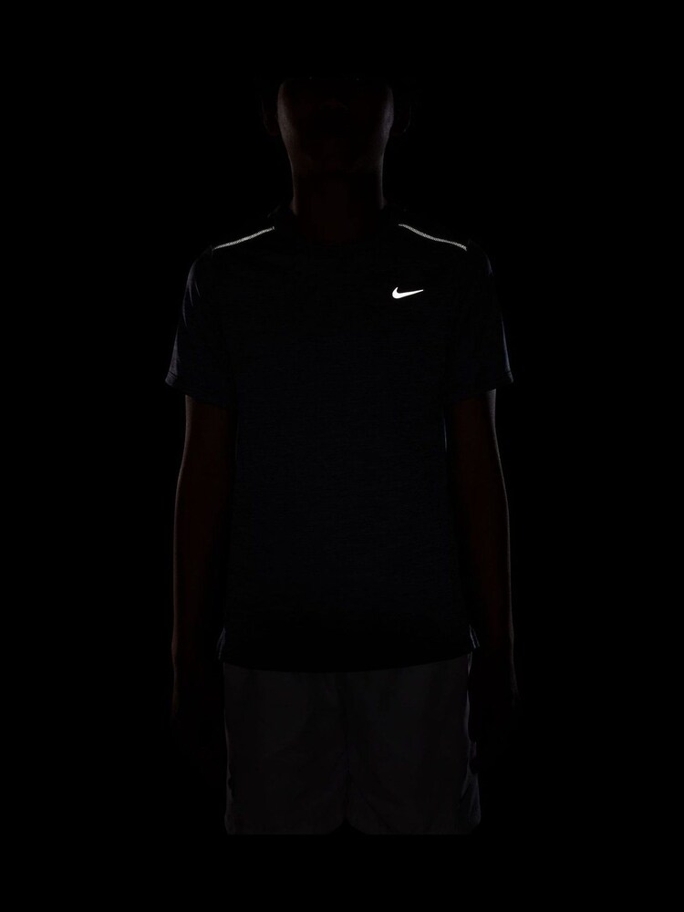 Mystic Navy - Nike Miler Dri-FIT Short Sleeve T-Shirt - Imagen 4 de 4