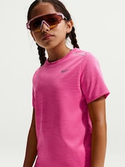 Rosa Rush - Nike Miler Dri-FIT Short Sleeve T-Shirt - Imagen 1 de 8
