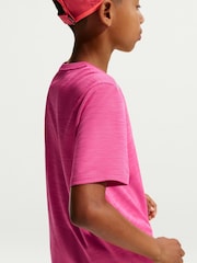 Rosa Rush - Nike Miler Dri-FIT Short Sleeve T-Shirt - Imagen 4 de 8