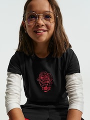 Nike Black Sportswear Cropped T-Shirt - Image 5 of 5