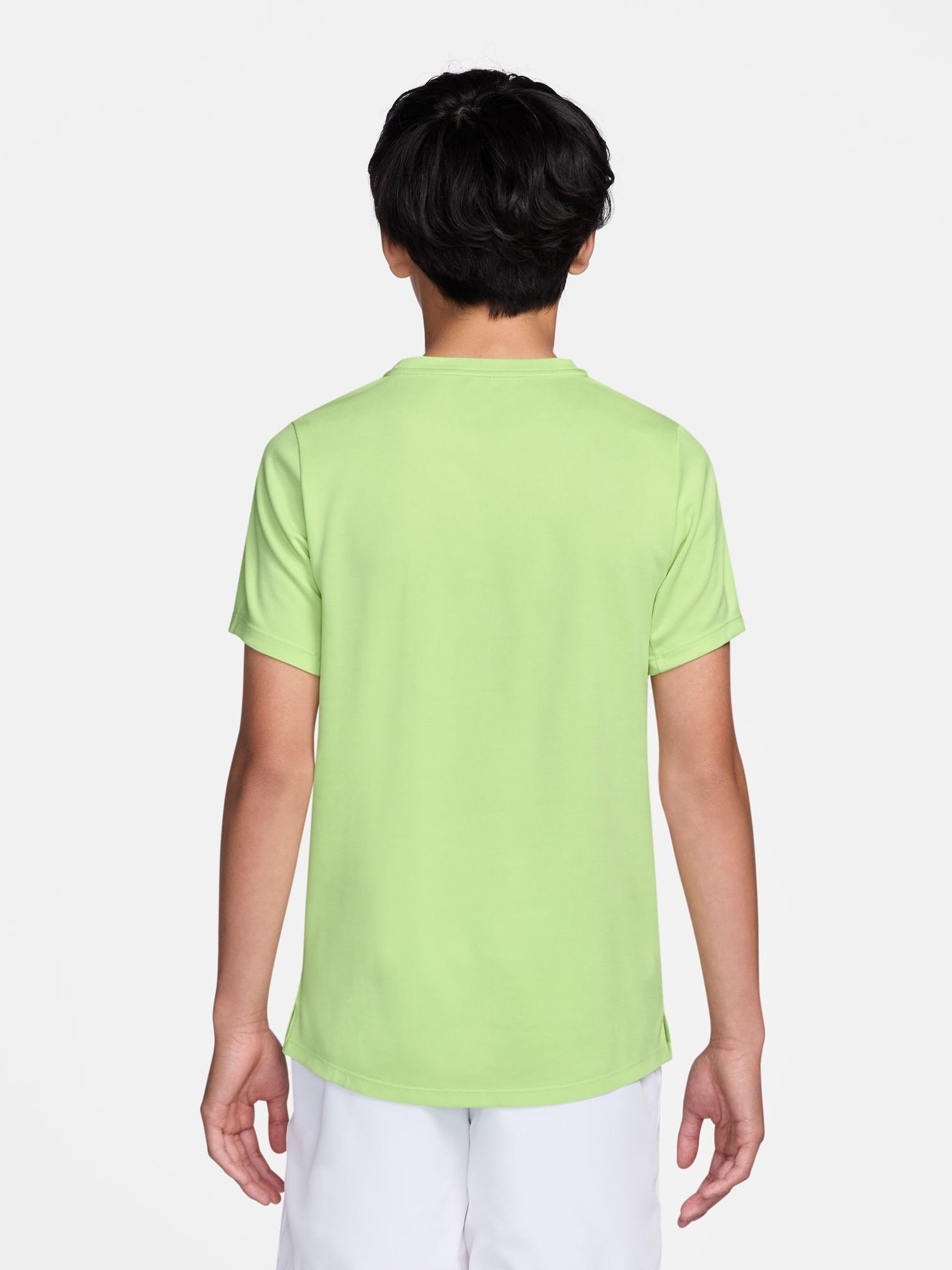 nike miler tshirt lime