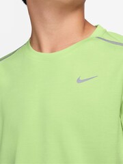 Liquid Lime - Tričko s krátkým rukávem Nike Miler Dri-FIT - Obrázek 3 z 4