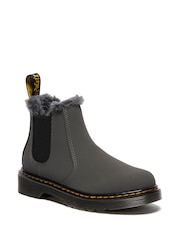 Dr. Martens Grey 2976 Leonore J Soho Buck Shoes - Image 1 of 4