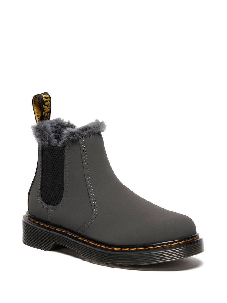 Dr. Martens Grey 2976 Leonore J Soho Buck Shoes - Image 1 of 4
