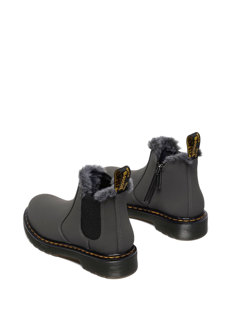 Dr. Martens Grey 2976 Leonore J Soho Buck Shoes - Image 2 of 4 Dr. Martens Grey 2976 Leonore J Soho Buck Shoes - Image 2 of 4