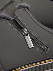 Dr. Martens Grey 2976 Leonore J Soho Buck Shoes - Image 4 of 4