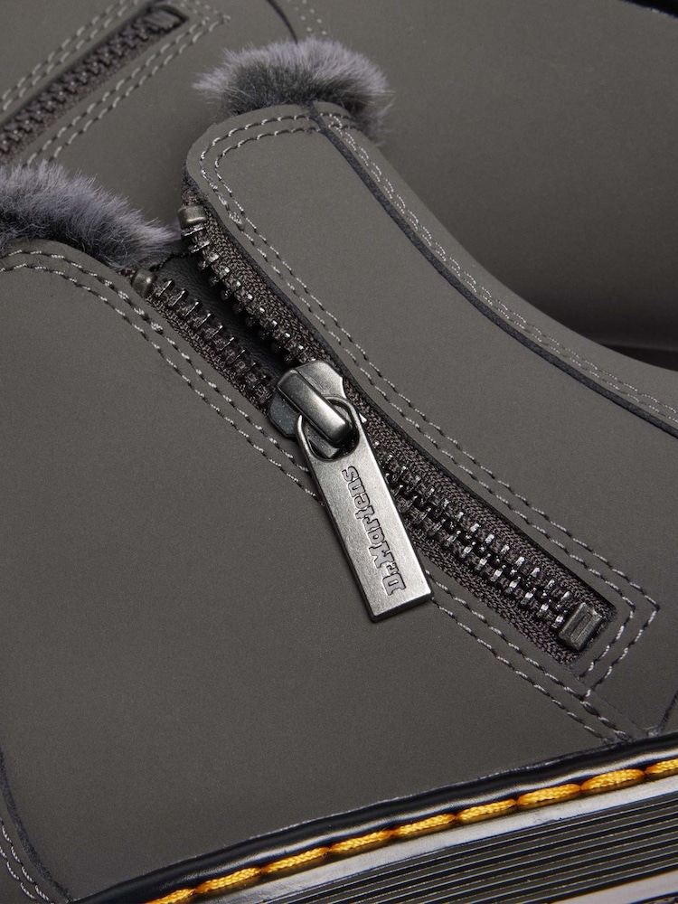Dr. Martens Grey 2976 Leonore J Soho Buck Shoes - Image 4 of 4
