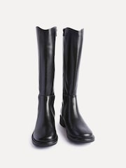 Linzi Black Explore Square Toe High Leg Boots - Image 4 of 6