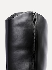 Linzi Black Explore Square Toe High Leg Boots - Image 6 of 6