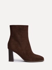 Linzi Brown Approach Round Toe Block Heeled Ankle Boots - Image 2 of 5