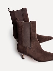Linzi Brown Ritual Kitten Heeled Chelsea Boots - Image 4 of 5