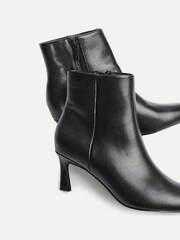 Linzi Black Reserve Round Toe Stiletto Ankle Boots - Image 4 of 5