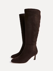 Linzi Brown Rush Pointed Toe High Leg Stiletto Boots - Image 5 of 7