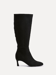 Linzi Black Rush Pointed Toe High Leg Stiletto Boots - Image 2 of 5