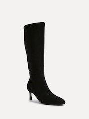 Linzi Black Rush Pointed Toe High Leg Stiletto Boots - Image 3 of 5