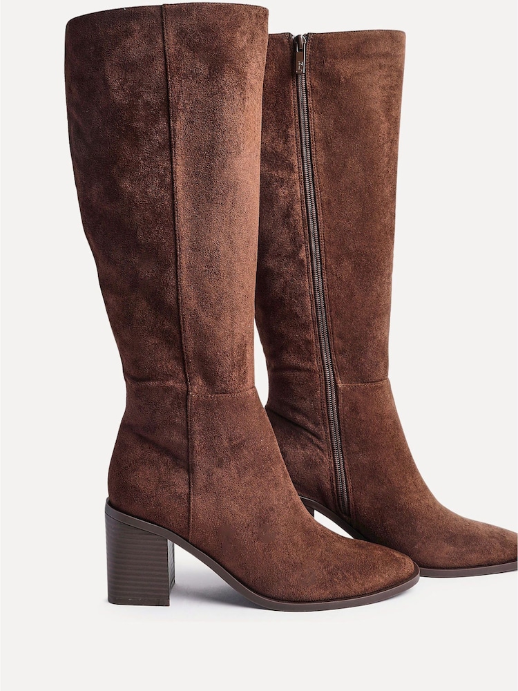 Linzi Brown Levine Block Heeled High Leg Boots - Image 6 of 6