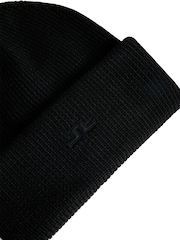 J.Lindeberg Black Ski Karlos  Beanie - Image 2 of 2