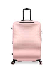 IT Luggage Medium Metallic Traversed Rose Gold Suitcase - Image 1 of 7