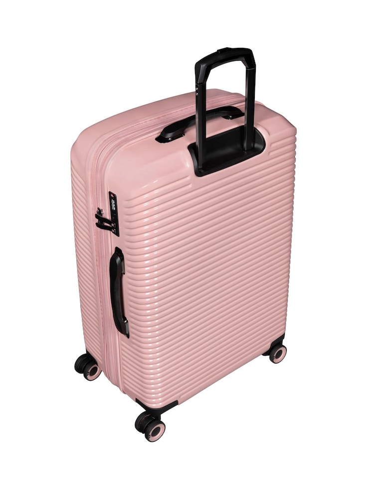 IT Luggage Medium Metallic Traversed Rose Gold Suitcase - Image 2 of 7