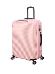IT Luggage Medium Metallic Traversed Rose Gold Suitcase - Image 4 of 7