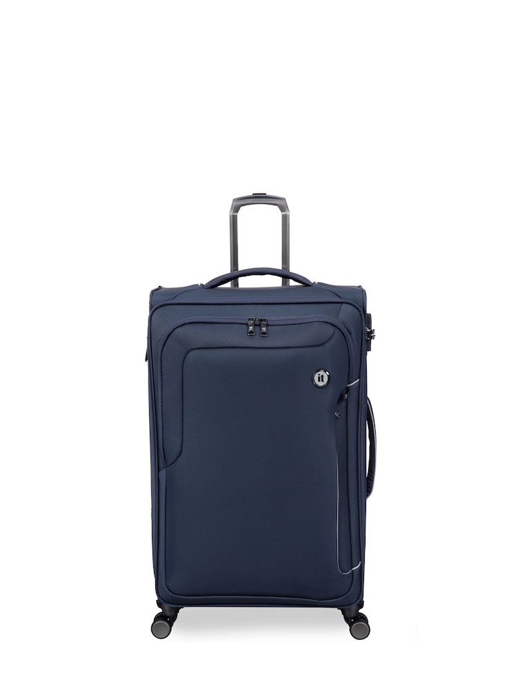 Blau - IT Luggage Large Navy Teleported Suitcase - Bild 1 von 12
