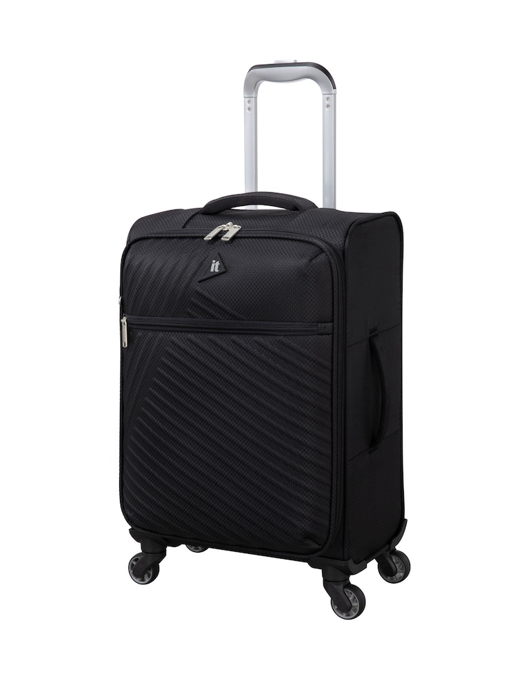 IT Luggage Decisive Cabin Black Suitcase - Image 1 of 8