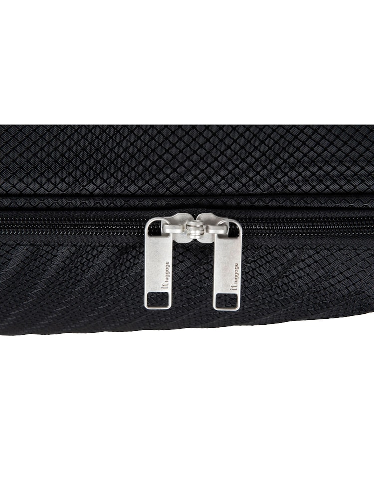 IT Luggage Decisive Cabin Black Suitcase - Image 8 of 8