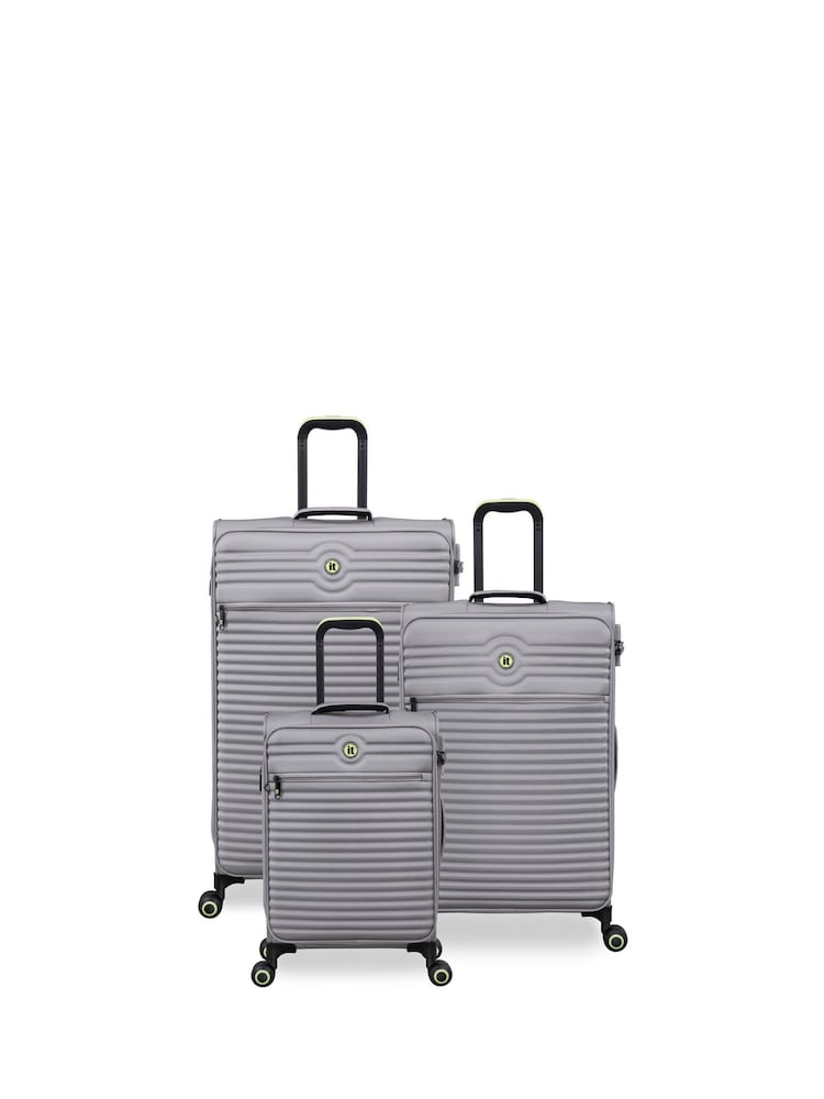 Grau - IT Luggage Grey Circulator Suitcase Set - Bild 1 von 11