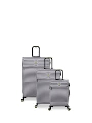 Grau - IT Luggage Grey Circulator Suitcase Set - Bild 2 von 11