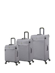 Grau - IT Luggage Grey Circulator Suitcase Set - Bild 3 von 11
