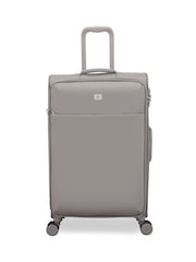 IT Luggage Medium Grey Lustrous Luxe Moon Rock Suitcase - Image 1 of 8