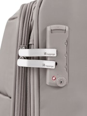 IT Luggage Medium Grey Lustrous Luxe Moon Rock Suitcase - Image 7 of 8