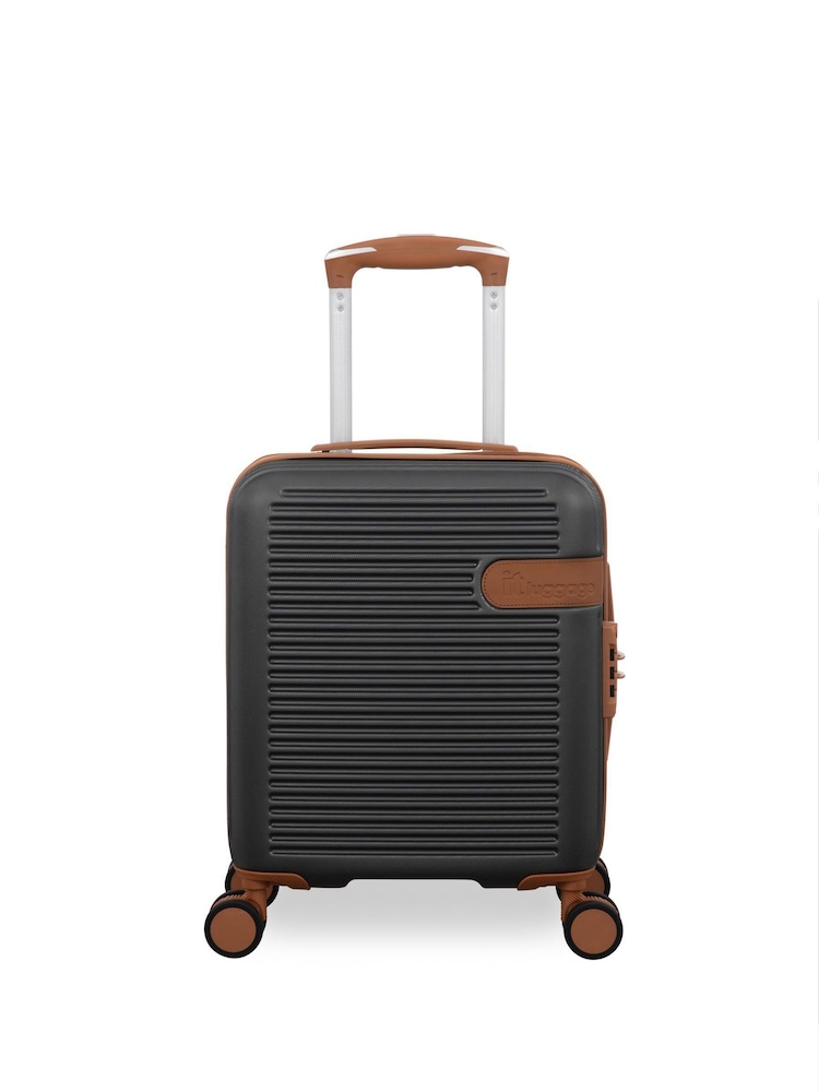 IT Luggage Grey Clarify Underseat Suitcase - Image 1 of 5