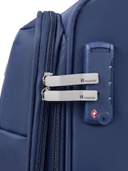 IT Luggage Medium Blue Lustrous Luxe Night Suitcase - Image 6 of 8