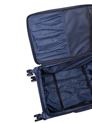 IT Luggage Medium Blue Lustrous Luxe Night Suitcase - Image 7 of 8
