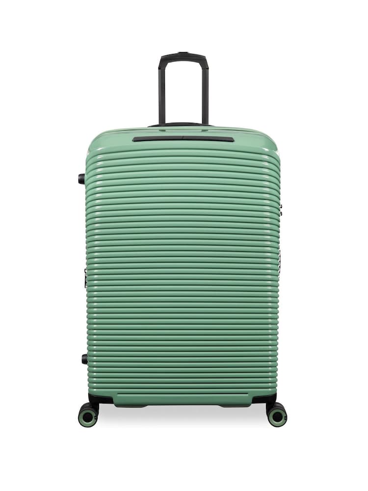 IT Luggage Large Green Traversed Hedge Suitcase - Image 1 of 8