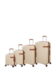 Creme - IT Luggage Clarify Creme Suitcase Set 4 Piece - Bild 1 von 11