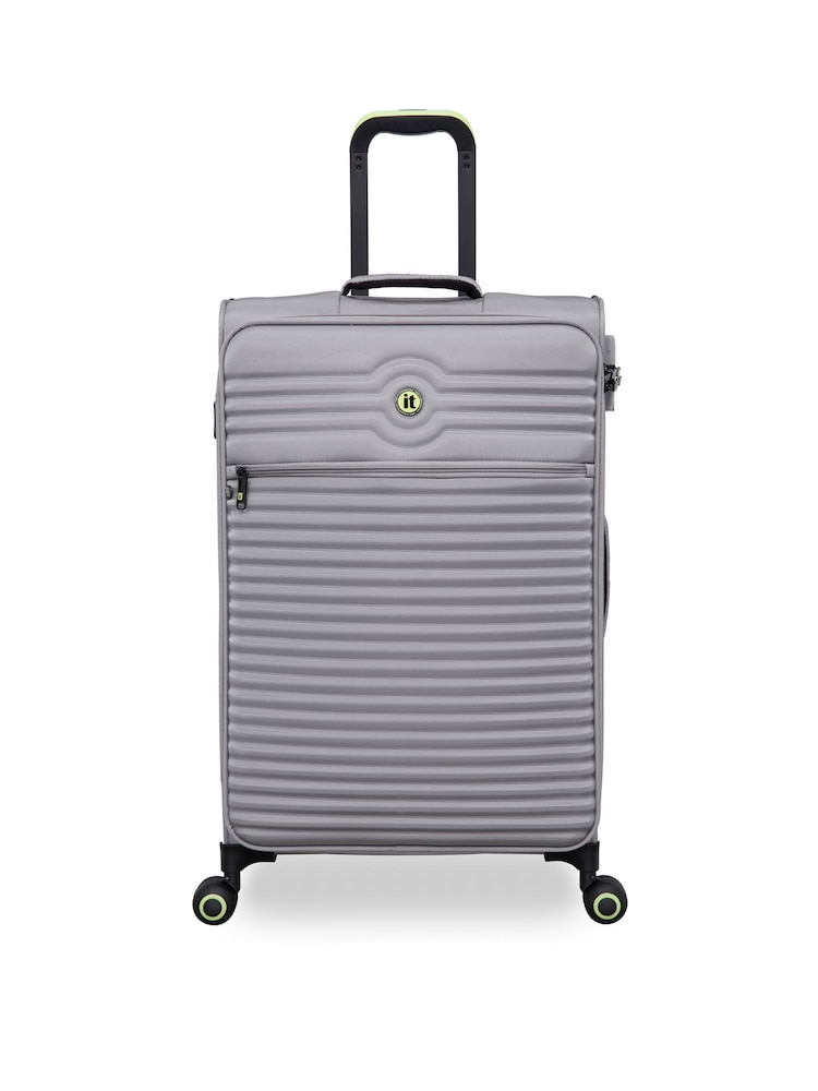 IT Luggage Medium Grey Circulator Suitcase - Image 1 of 8