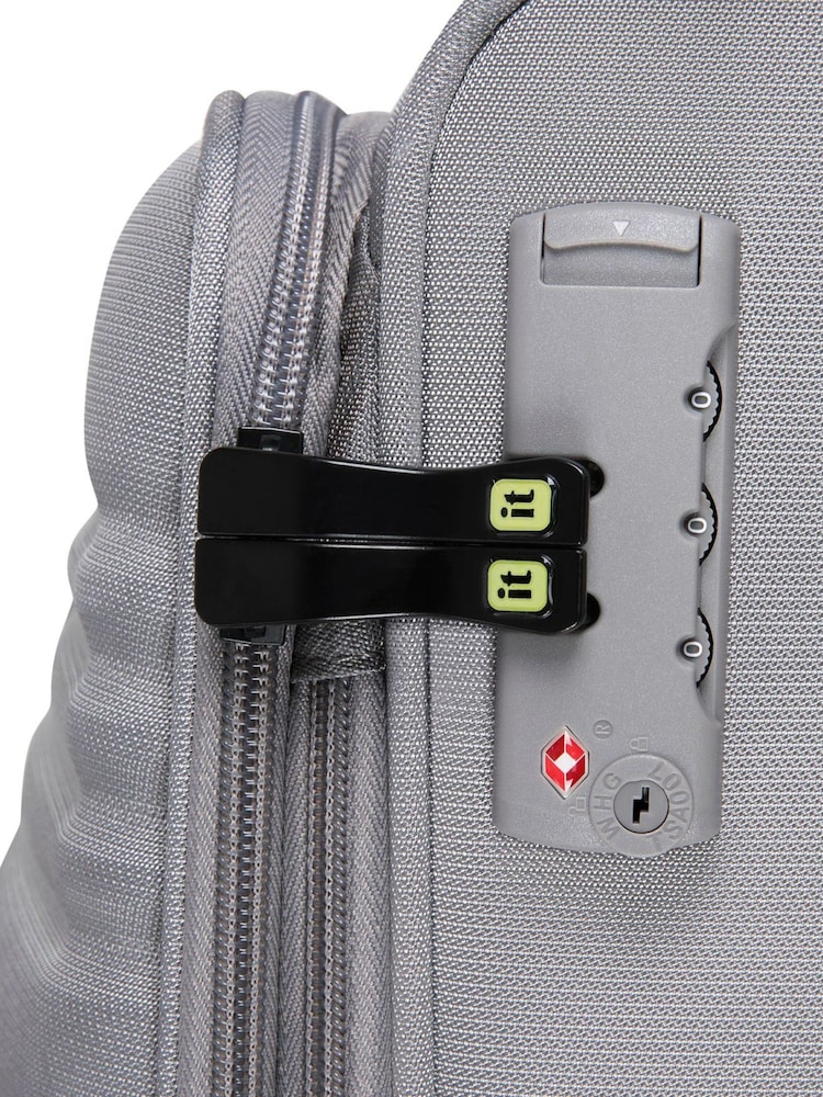 IT Luggage Medium Grey Circulator Suitcase - Image 8 of 8