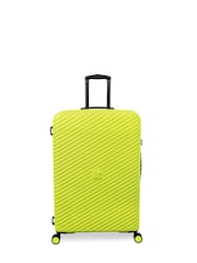 IT Luggage Large Green Pleating Punch Suitcase - Image 1 of 8