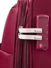 IT Luggage Large Red Lustrous Luxe French Port Suitcase - Image 5 of 8