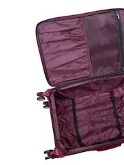 IT Luggage Large Red Lustrous Luxe French Port Suitcase - Image 6 of 8