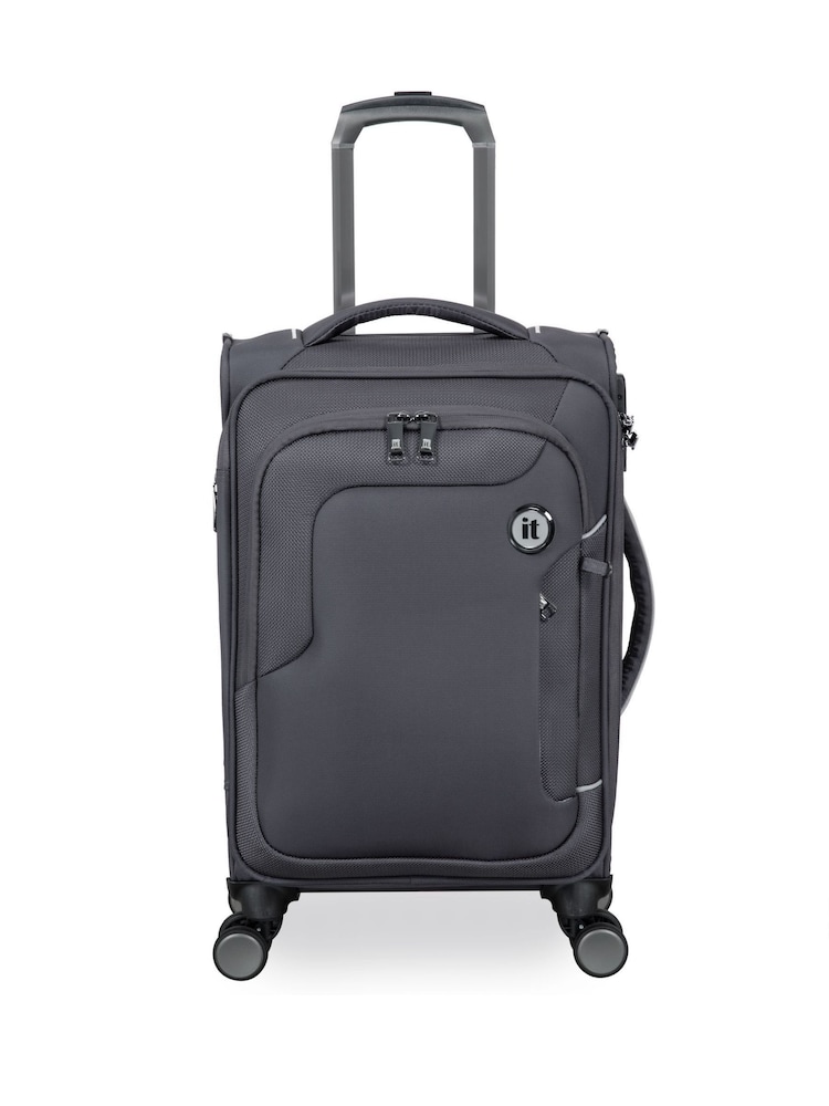 Grau - IT Luggage Grey Teleported Cabin Suitcase - Bild 1 von 12