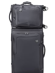 Grau - IT Luggage Grey Teleported Cabin Suitcase - Bild 3 von 12