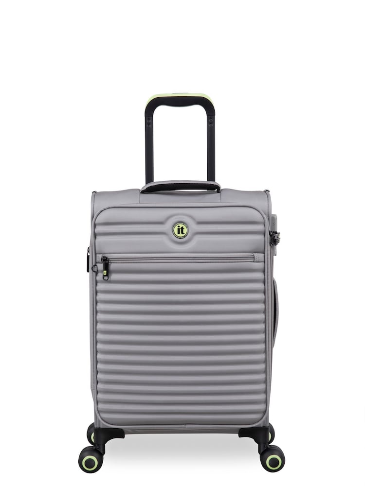 IT Luggage Grey Circulator Cabin Suitcase - Image 1 of 8